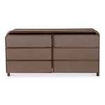 Larkin 6 Drawer Dresser Warm Brown