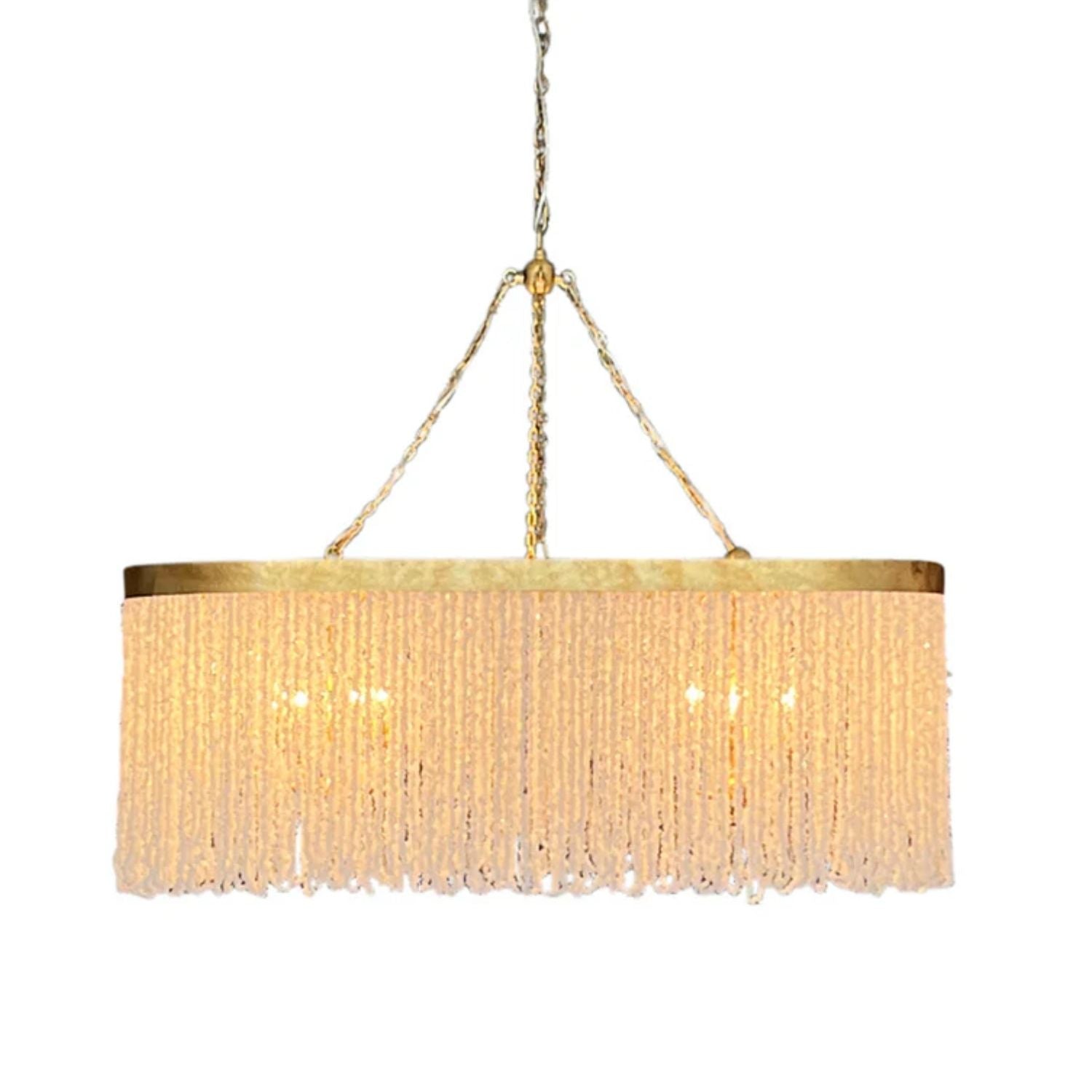 Collette 40" Oval Chandelier (available in many colors)