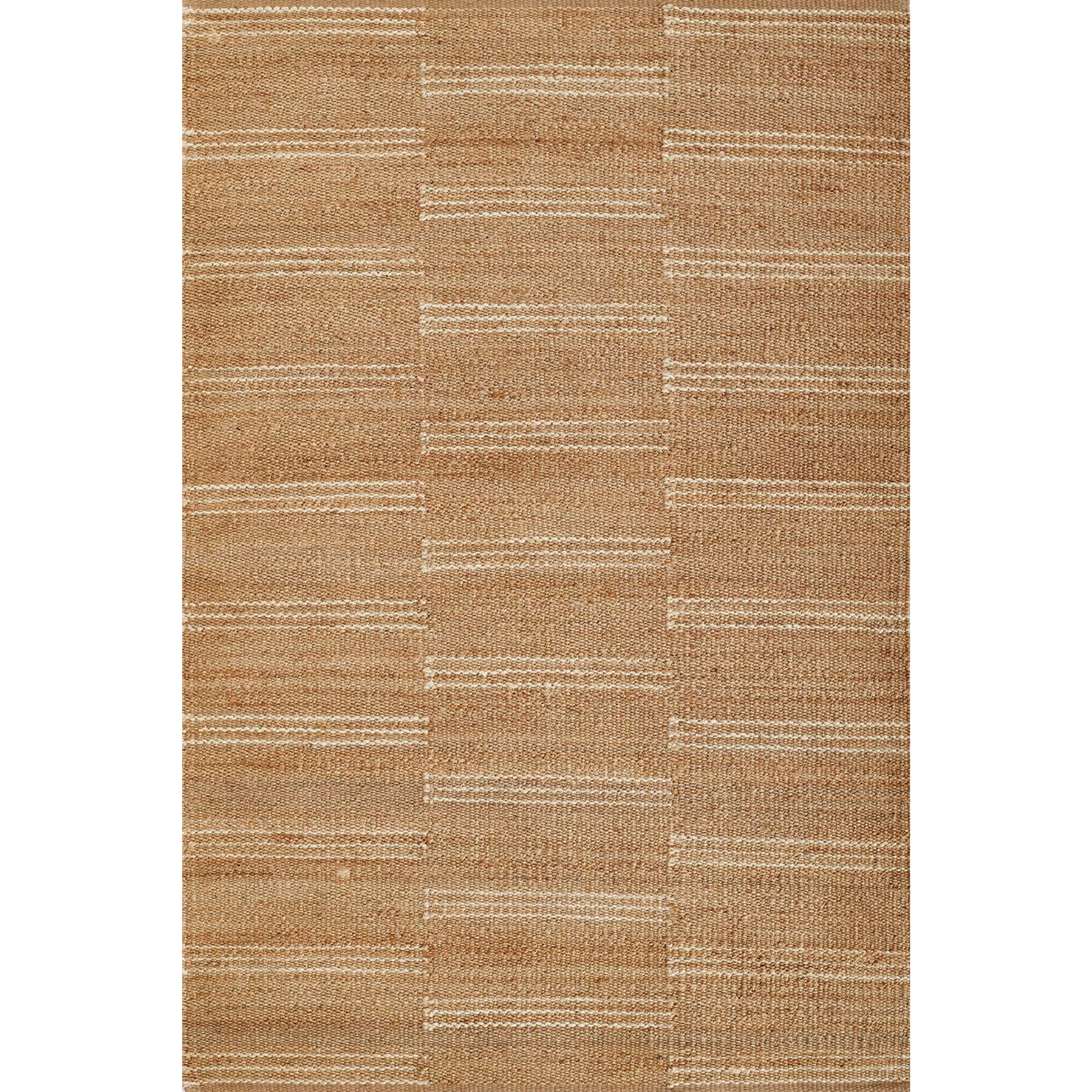 Erin Gates by Momeni Crescent Broken Stripe Hand Woven Jute Area Rug