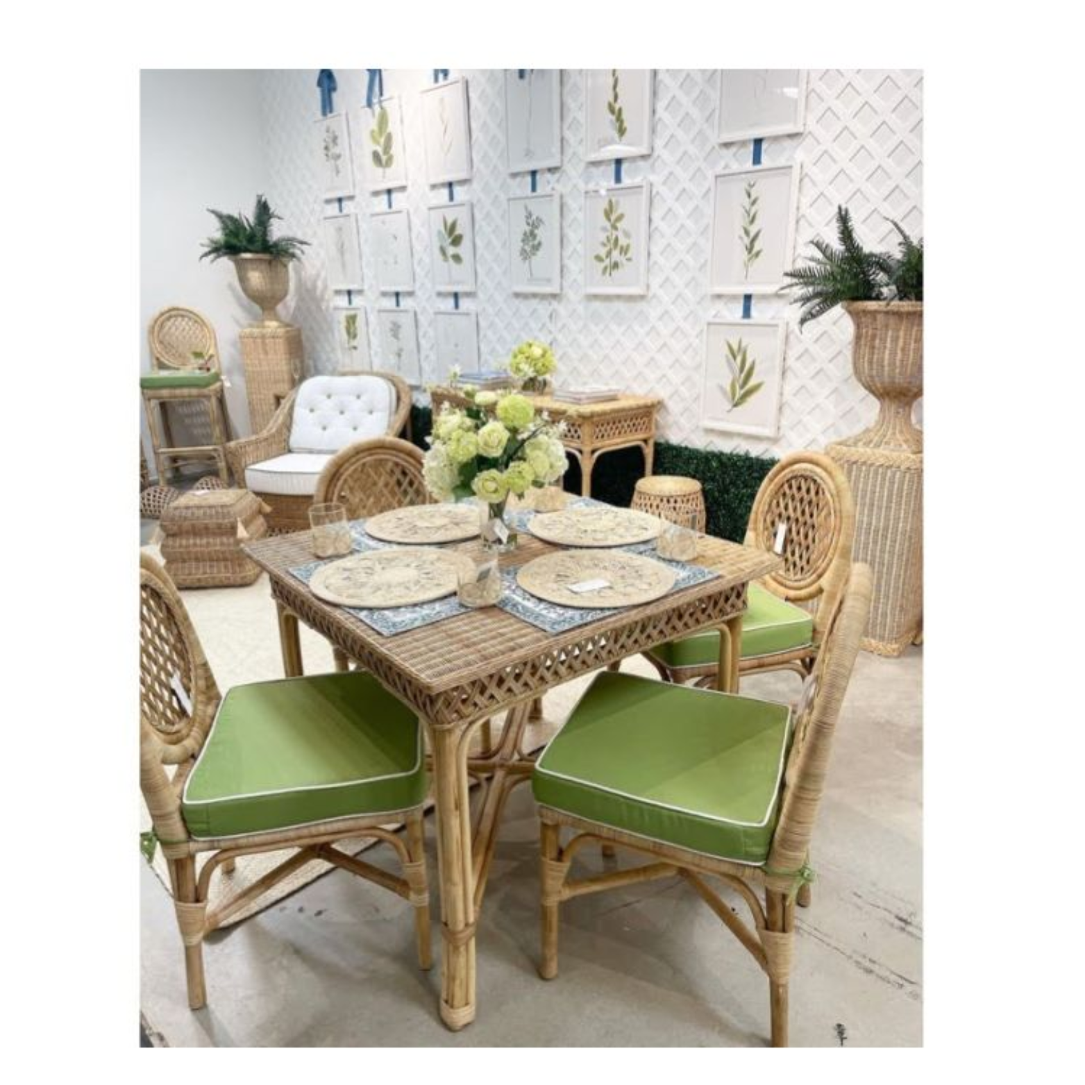 Coastal Lattice Game Table