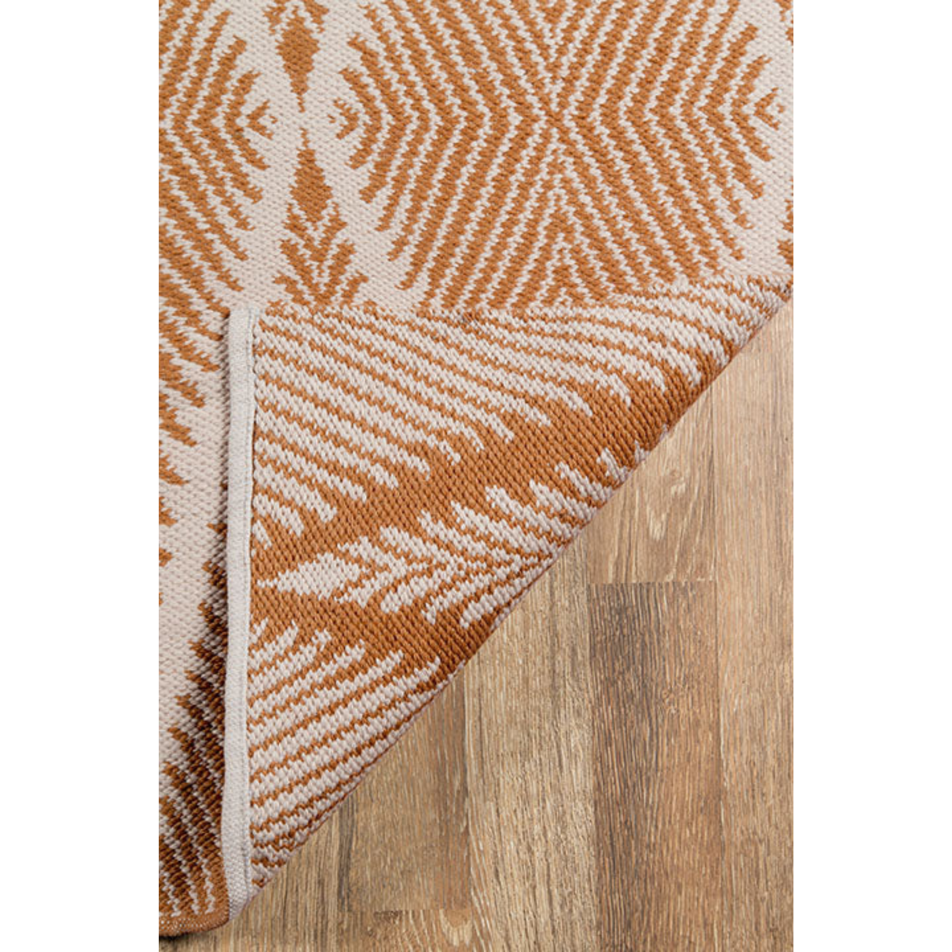 Erin Gates by Momeni River Beacon Orange Hand Woven Indoor Outdoor Area Rug