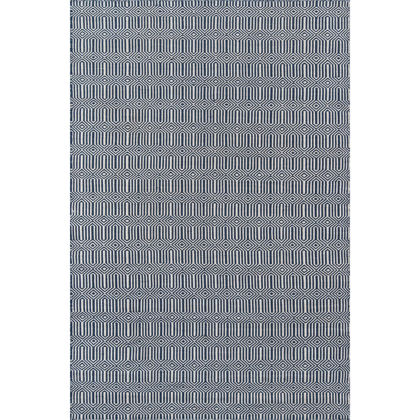 Erin Gates by Momeni Newton Holden Navy Hand Woven Recycled Plastic Indoor Outdoor Rug