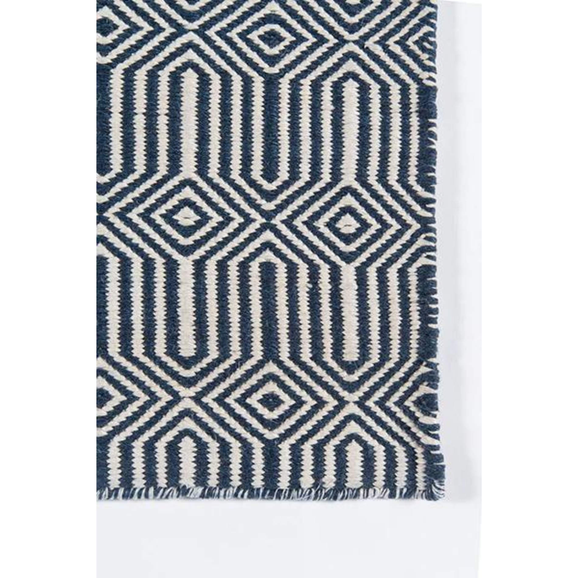 Erin Gates by Momeni Newton Holden Navy Hand Woven Recycled Plastic Indoor Outdoor Rug