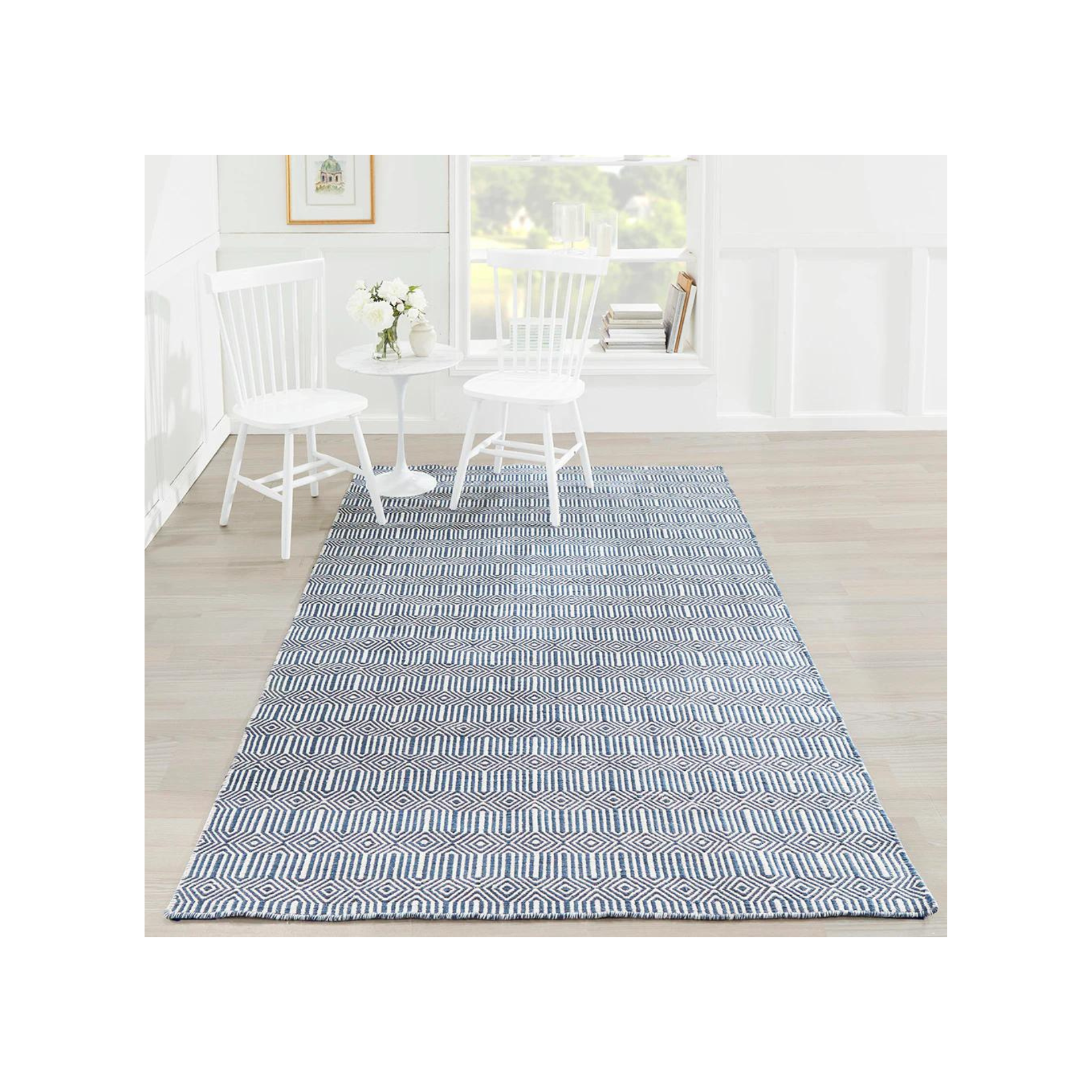 Erin Gates by Momeni Newton Holden Navy Hand Woven Recycled Plastic Indoor Outdoor Rug