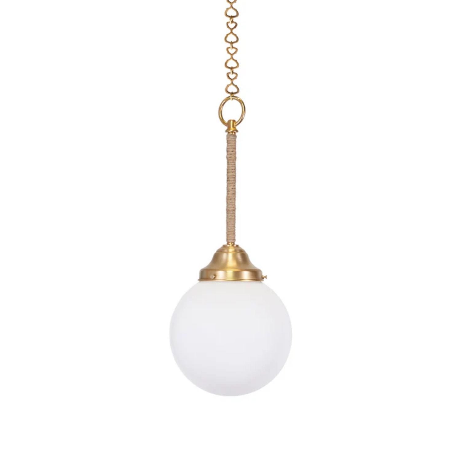 Orb Pendant in Brass