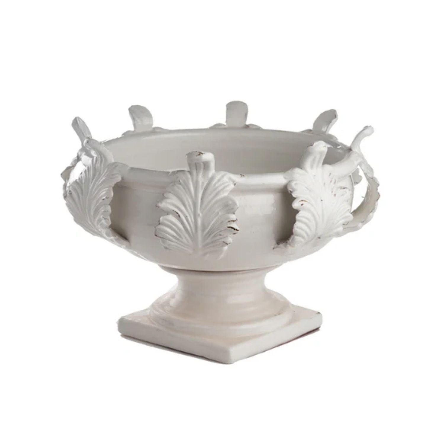 Vinci Centerpiece, Acanthus Leaf Decor, Large