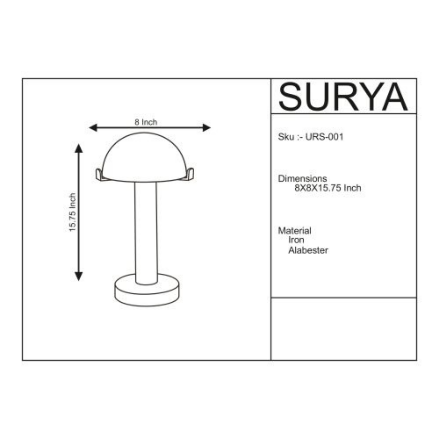 Ursula Accent Table Lamp