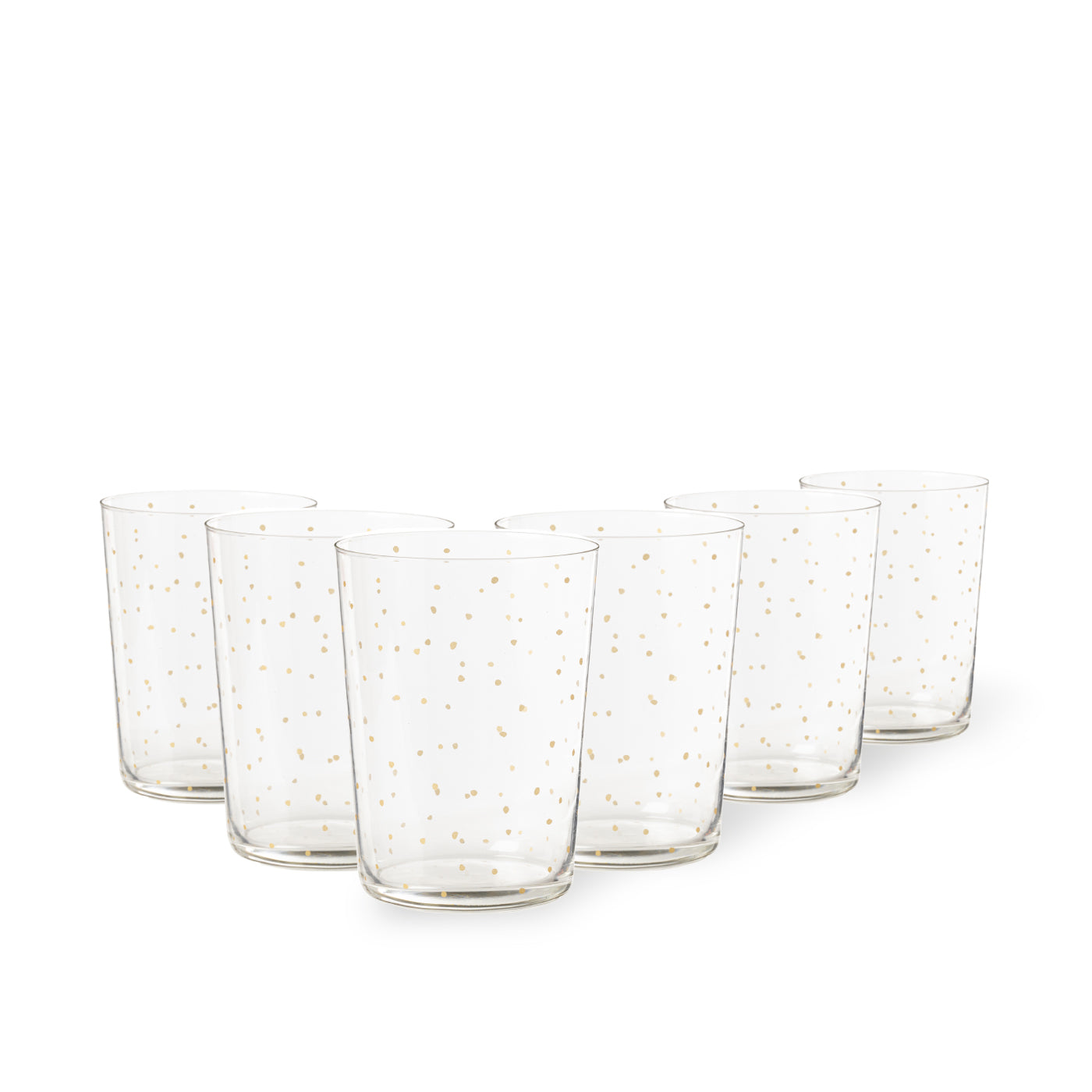 Set 6 Tumblers/Highballs Festive Glassware by Casafina