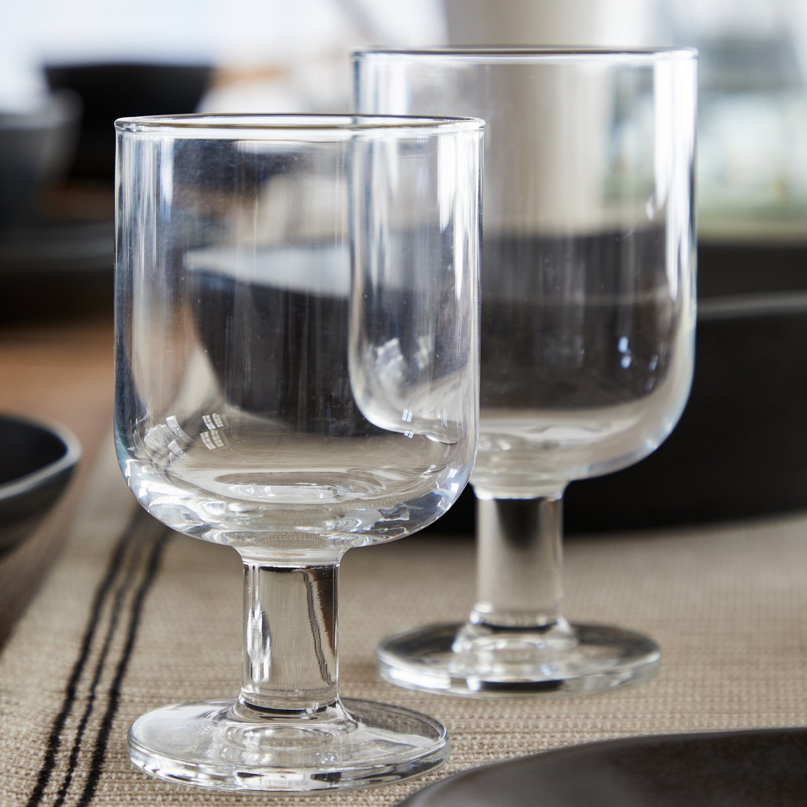Set 6 Red Wine Glasses Safra