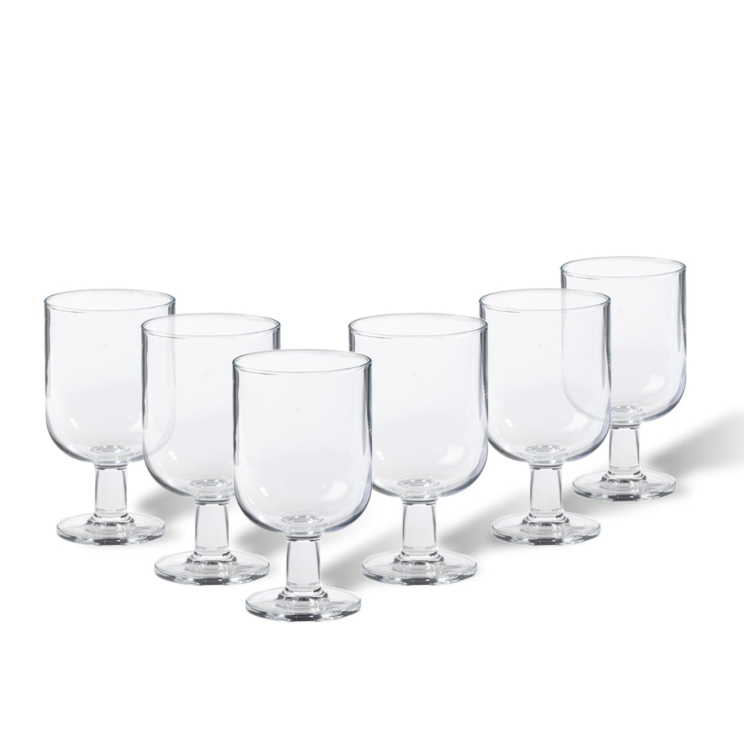 Set 6 Wine Glasses Safra