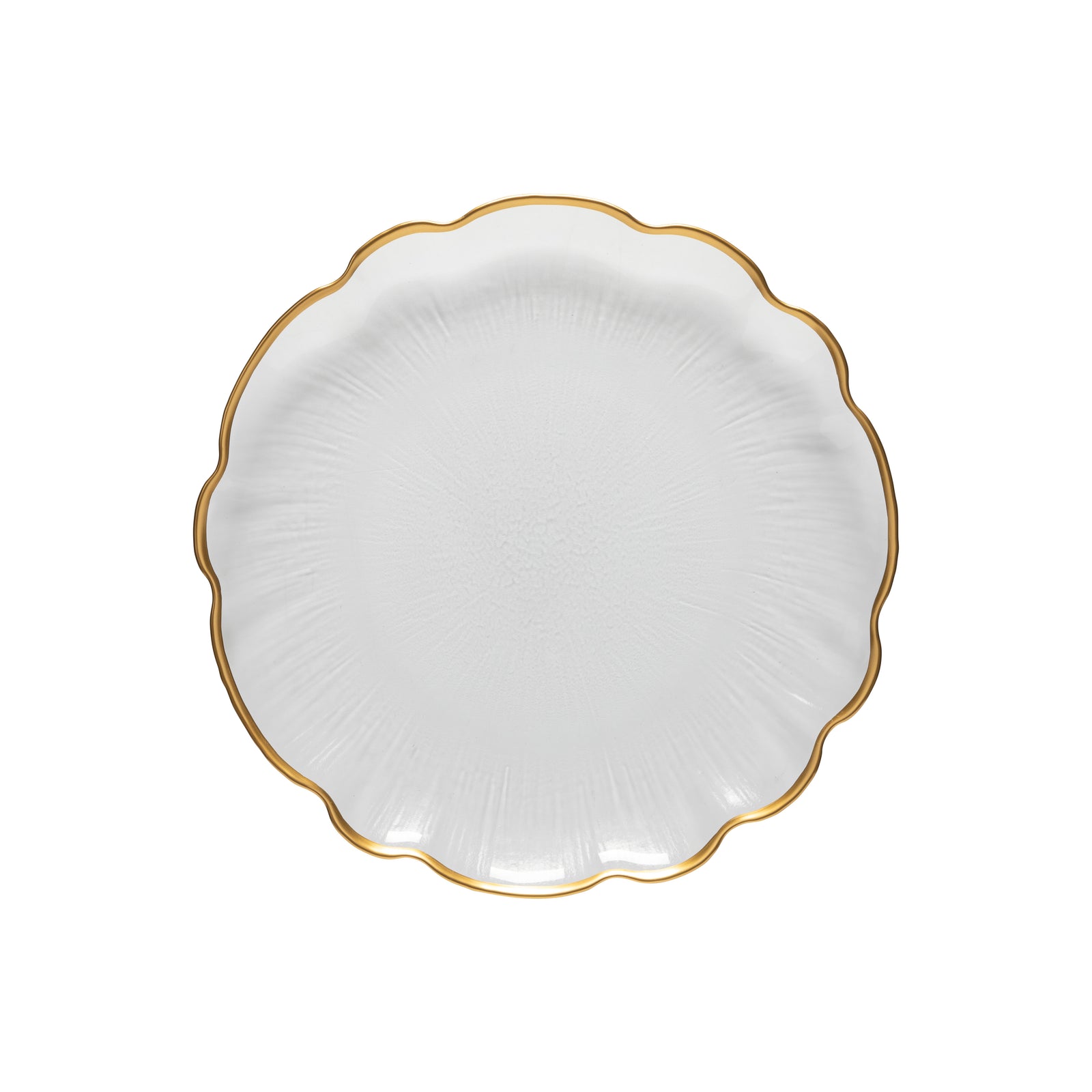 Glass Rimmed Dinner Plate Francesca by Casafina