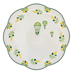 Valensole Lavender Scalloped Dinner Plate - Set of 4 (+1 Bonus Plate)