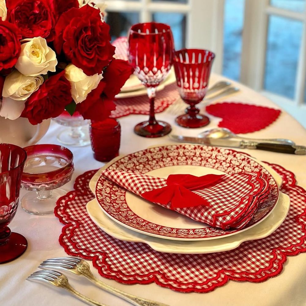 Bettina Napkin Red Gingham (Set of 4)