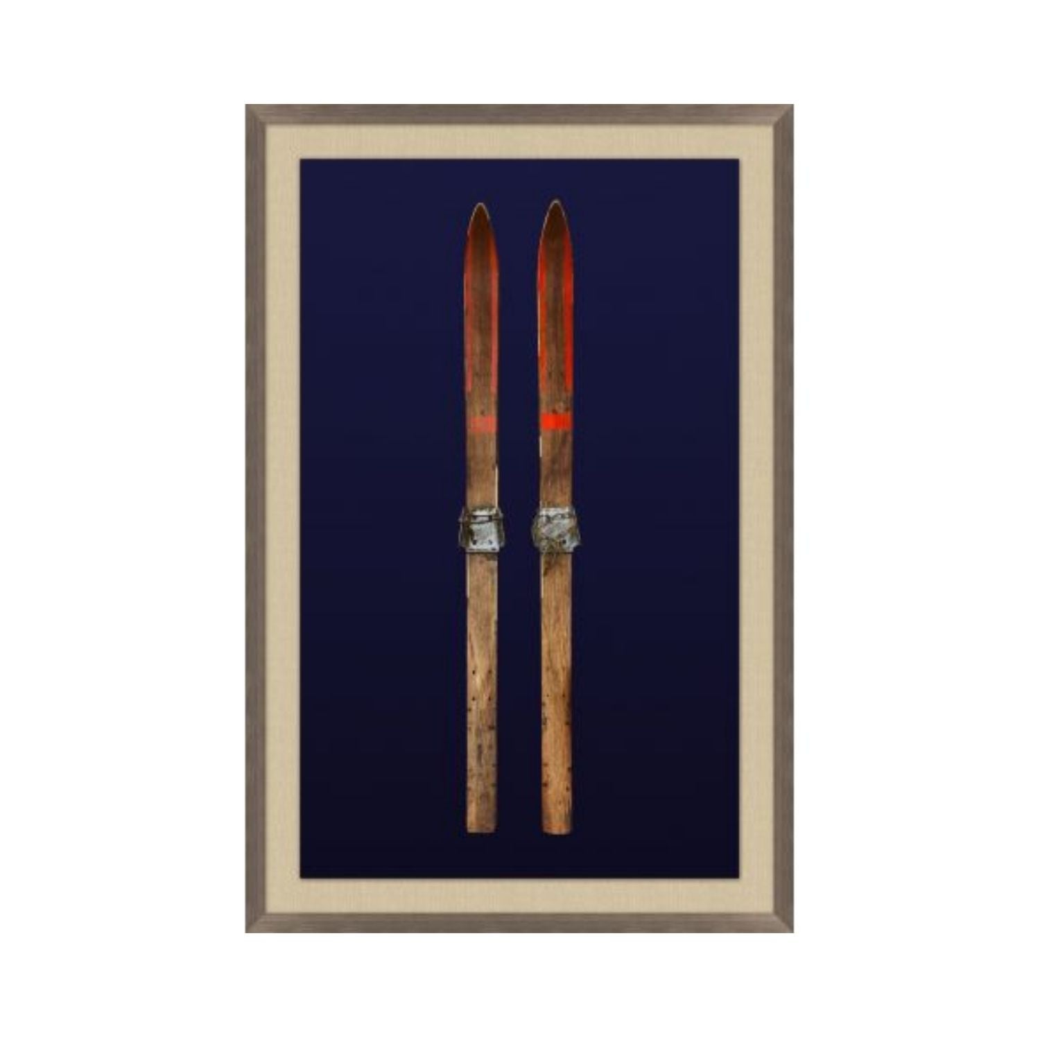 Vintage Navy Skis 1