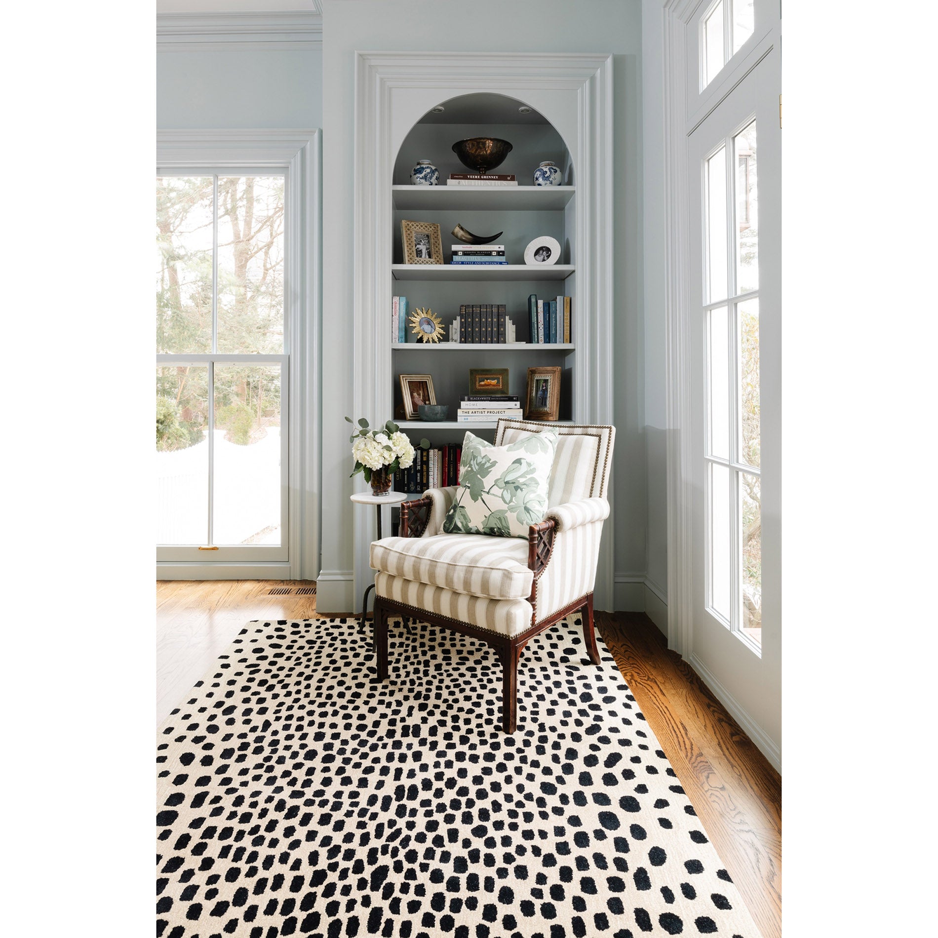 Erin Gates by Momeni Woodland Cheetah Beige Hand Tufted Wool Area Rug