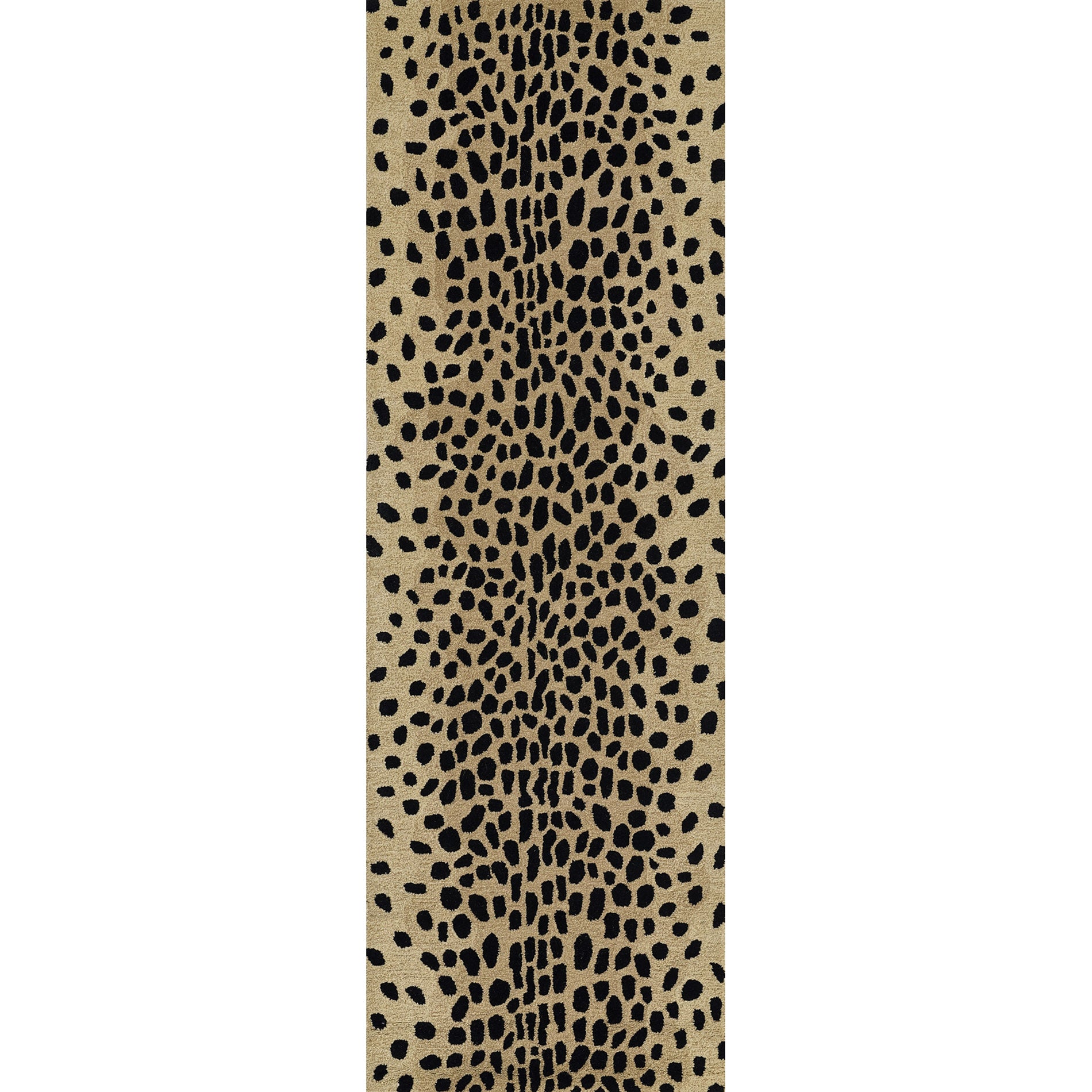 Erin Gates by Momeni Woodland Cheetah Beige Hand Tufted Wool Area Rug