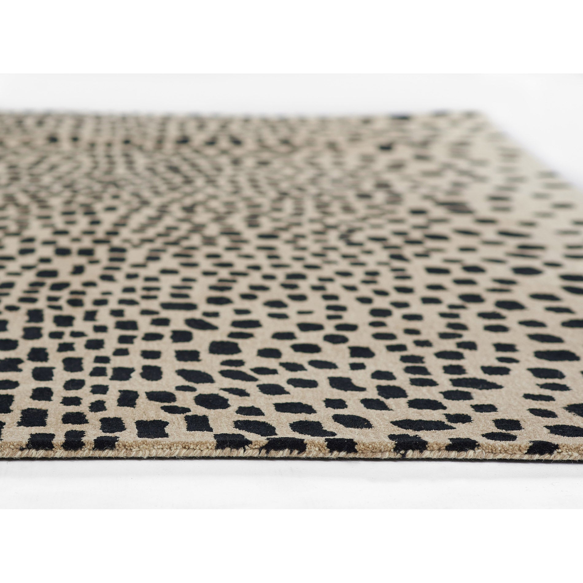 Erin Gates by Momeni Woodland Cheetah Beige Hand Tufted Wool Area Rug