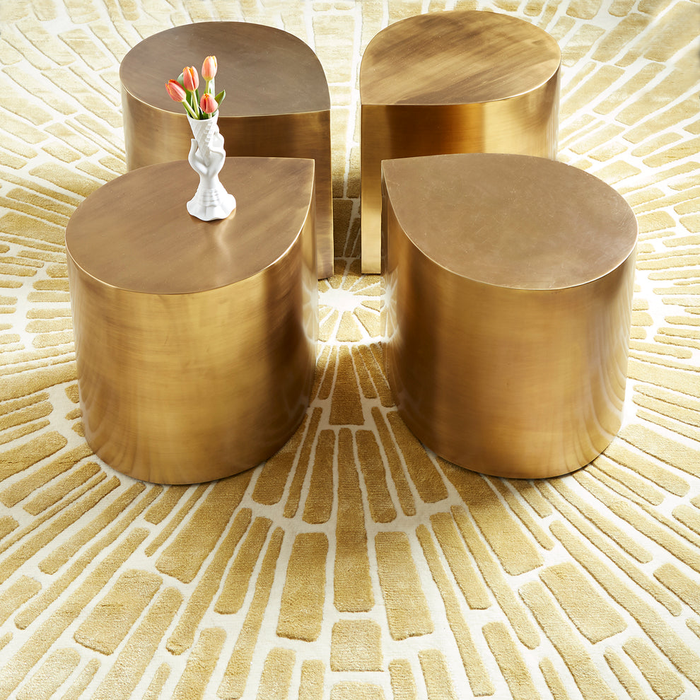 Brass Teardrop Table