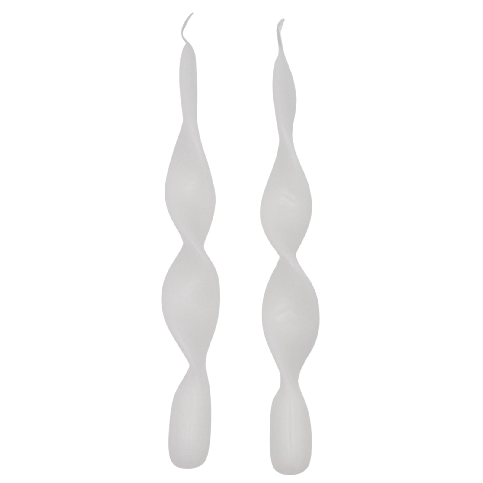 White Cotton Swirl Candle - Pack of 2