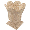 White Wicker Urn Vase