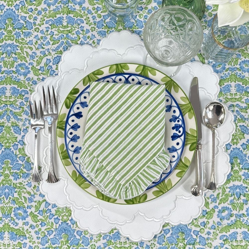 Leather (Vegan) - Lillian - White (Set of 4)