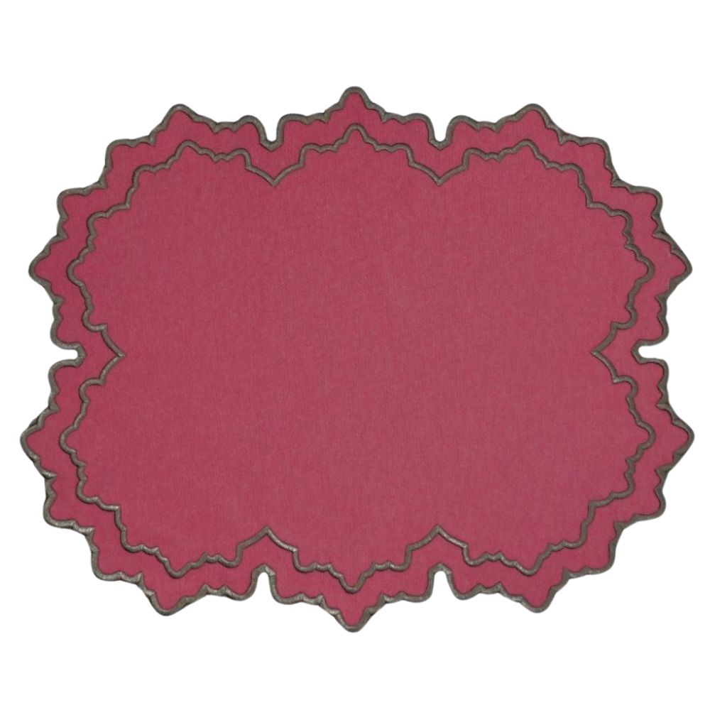 Whitley Placemat - Burgandy (Set of 4)