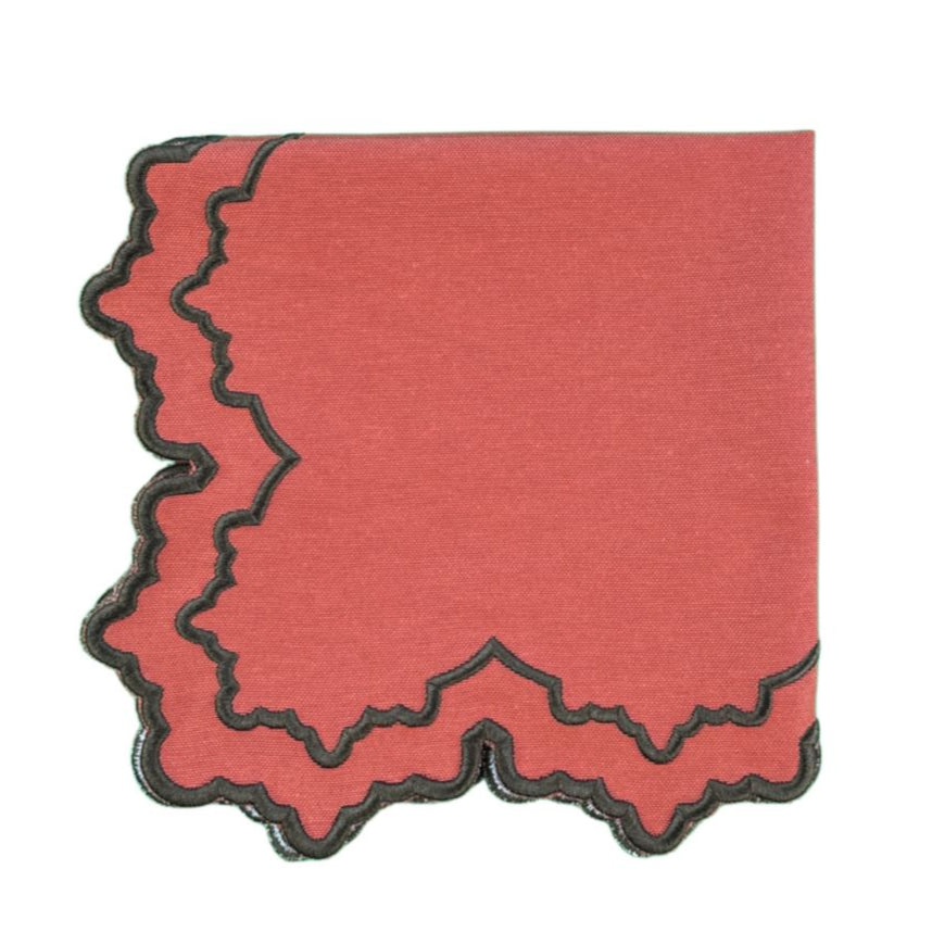 Whitley Napkin - Pumpkin and Cocoa (Set of 4)