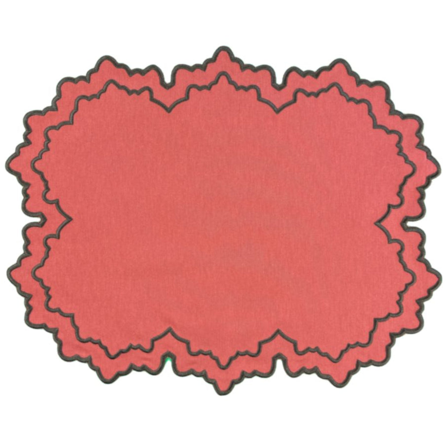 Whitley Placemat - Pumpkin and Cocoa (Set of 4)