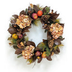 HYDRANGEA/MAGNOLIA LEAF WREATH 24''