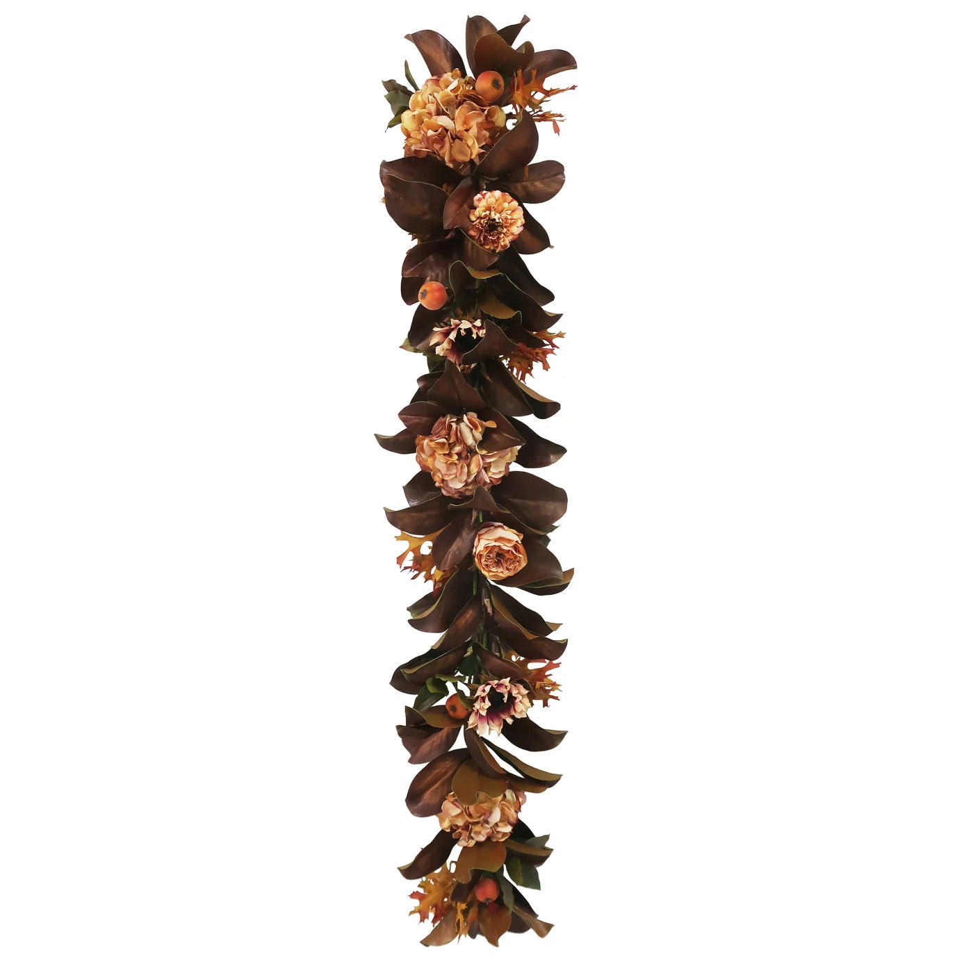MAGNOLIA/AUTUMN FLOWERS GARLAN 5'