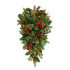 Holly Berry Boxwood Drop