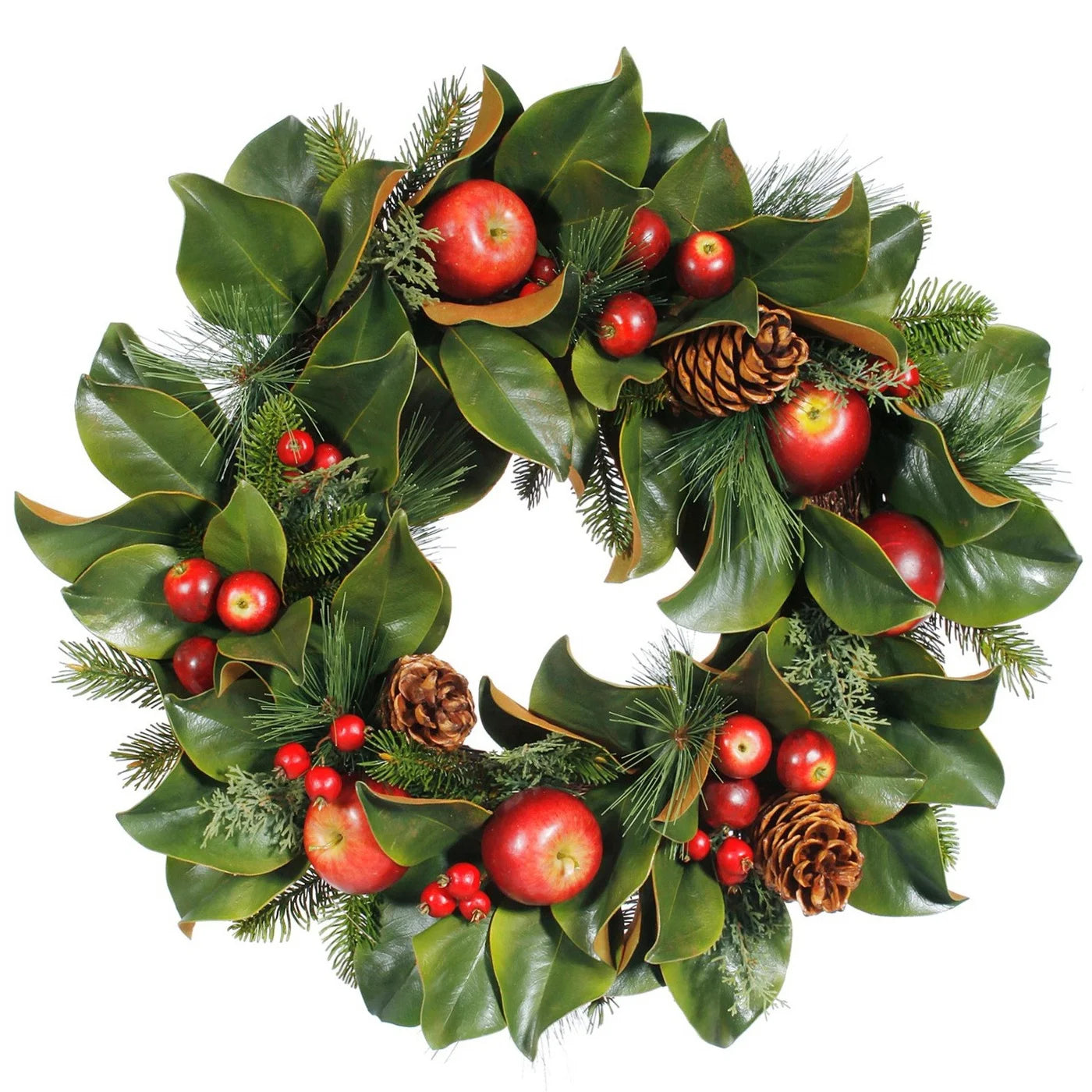 PINECONE/APPLE FOLIAGE WREATH 24"