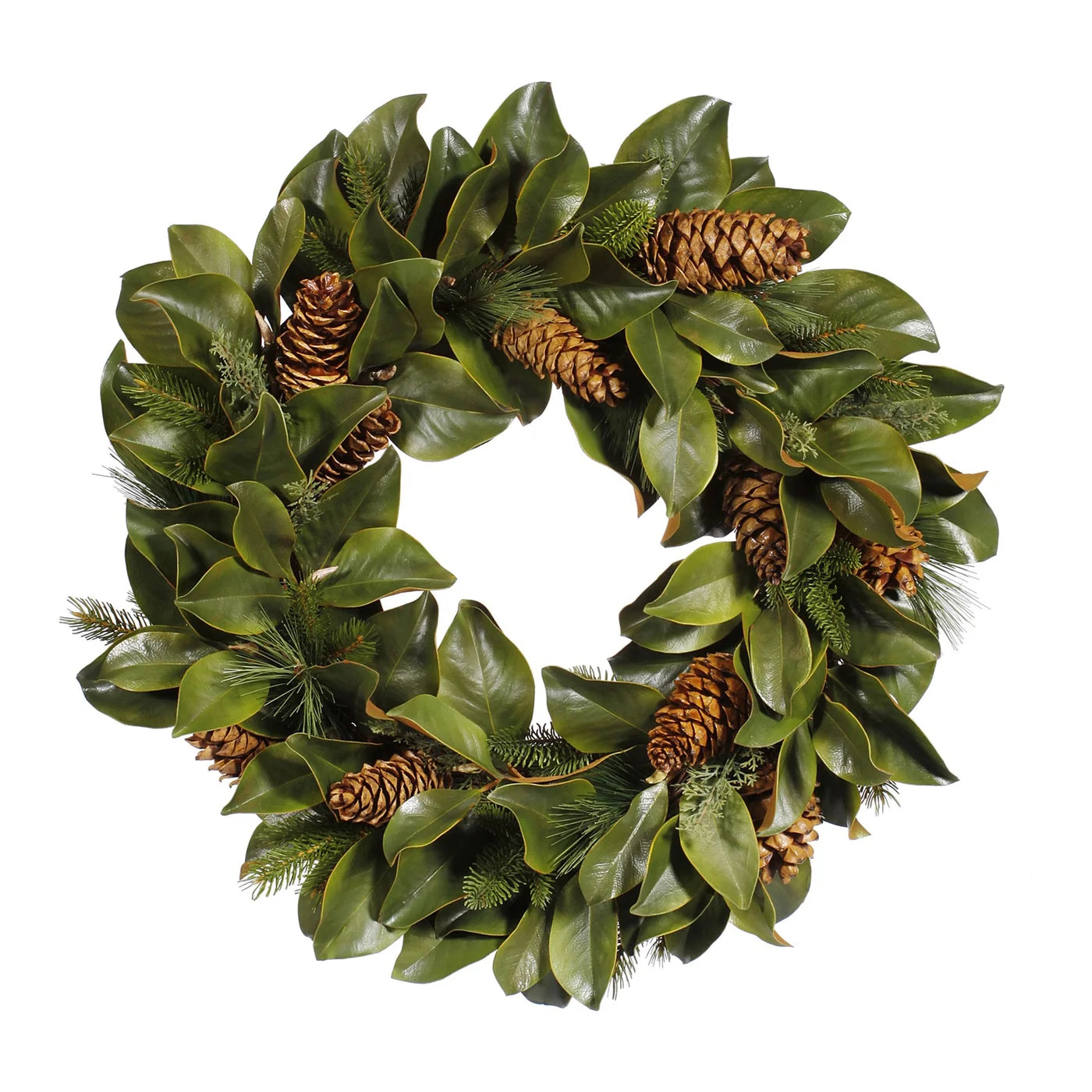 MAGNOLIA/MIX PINE WREATH 30"