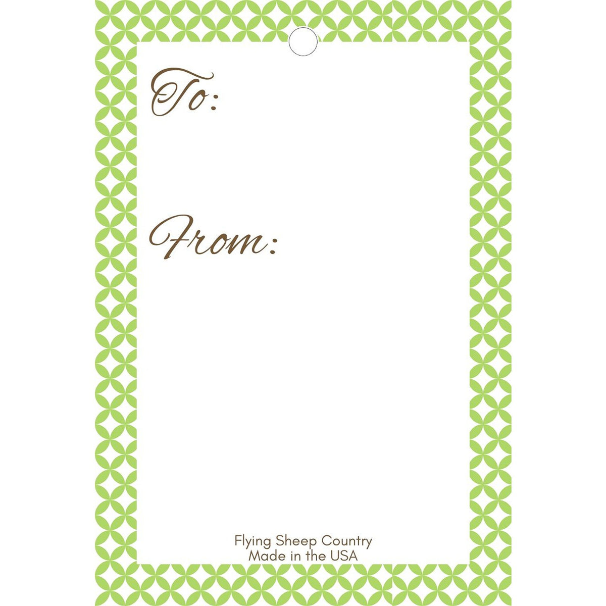 Preppy Cheetah Gift Tags- Set of 10