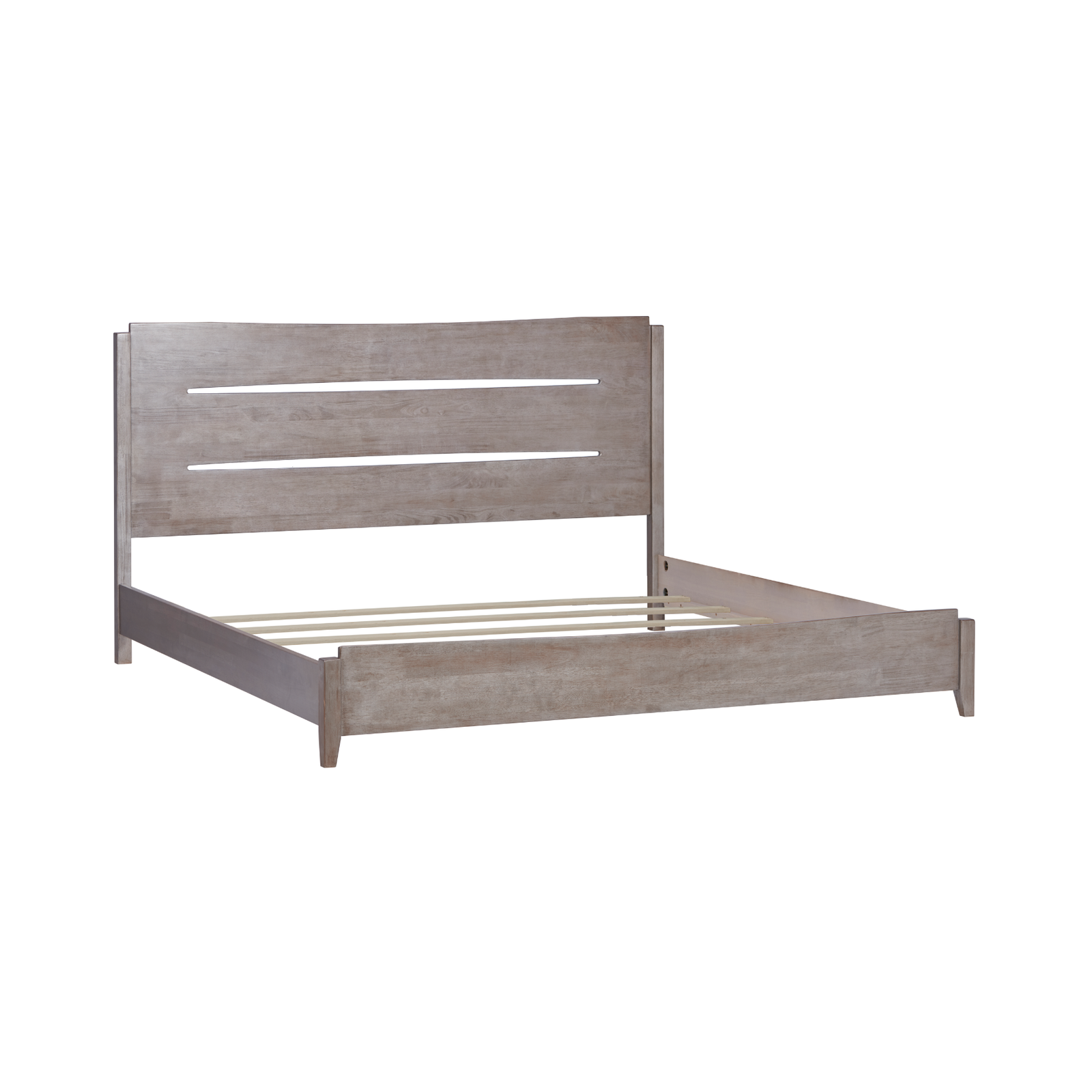 Zest Solid Wood Panel Bed