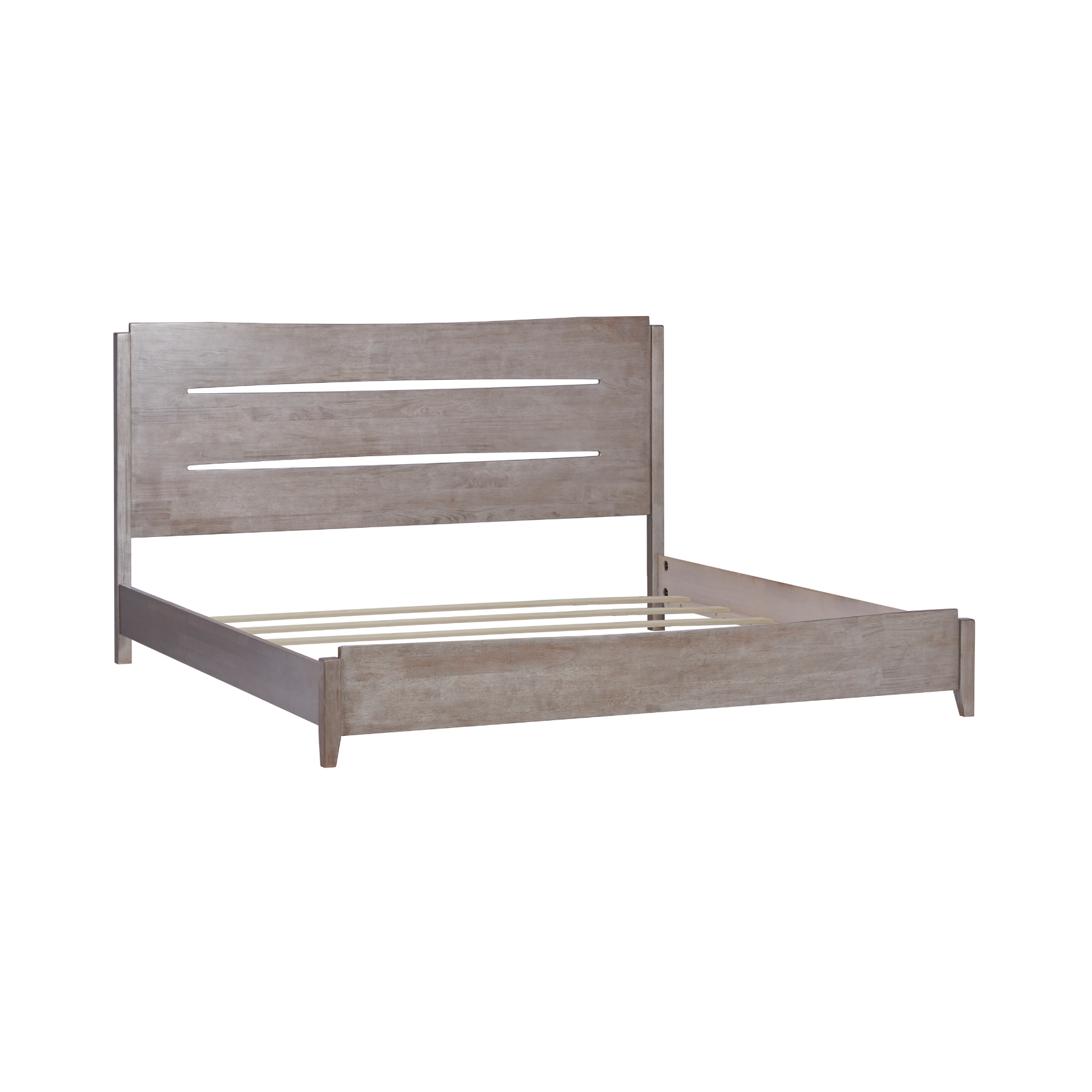 Zest Solid Wood Panel Bed