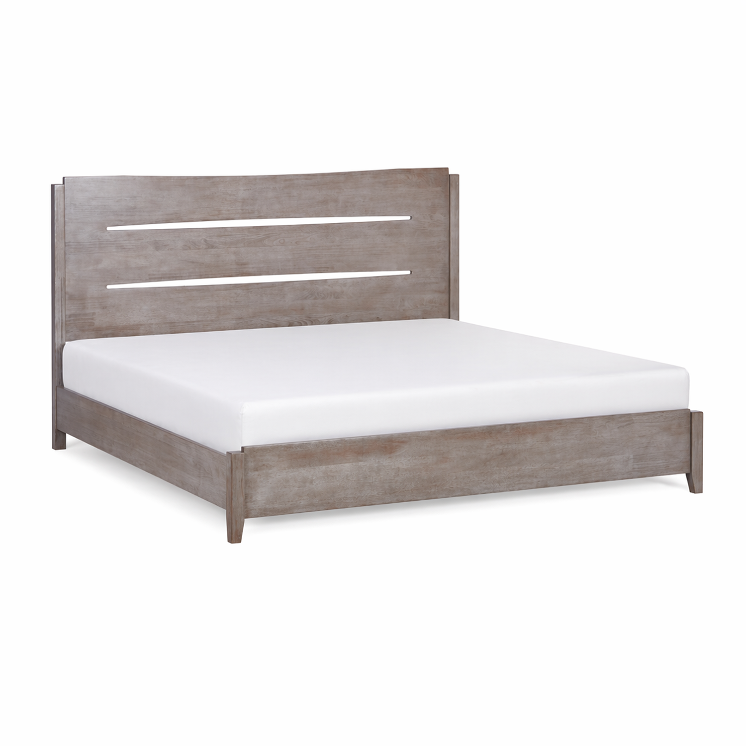 Zest Solid Wood Panel Bed