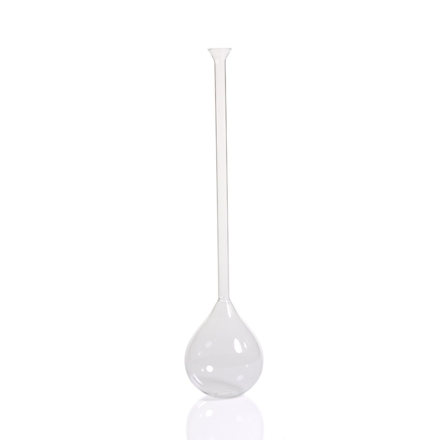 21.5-Inch Tall Alden Long Neck Teardrop Glass Vase