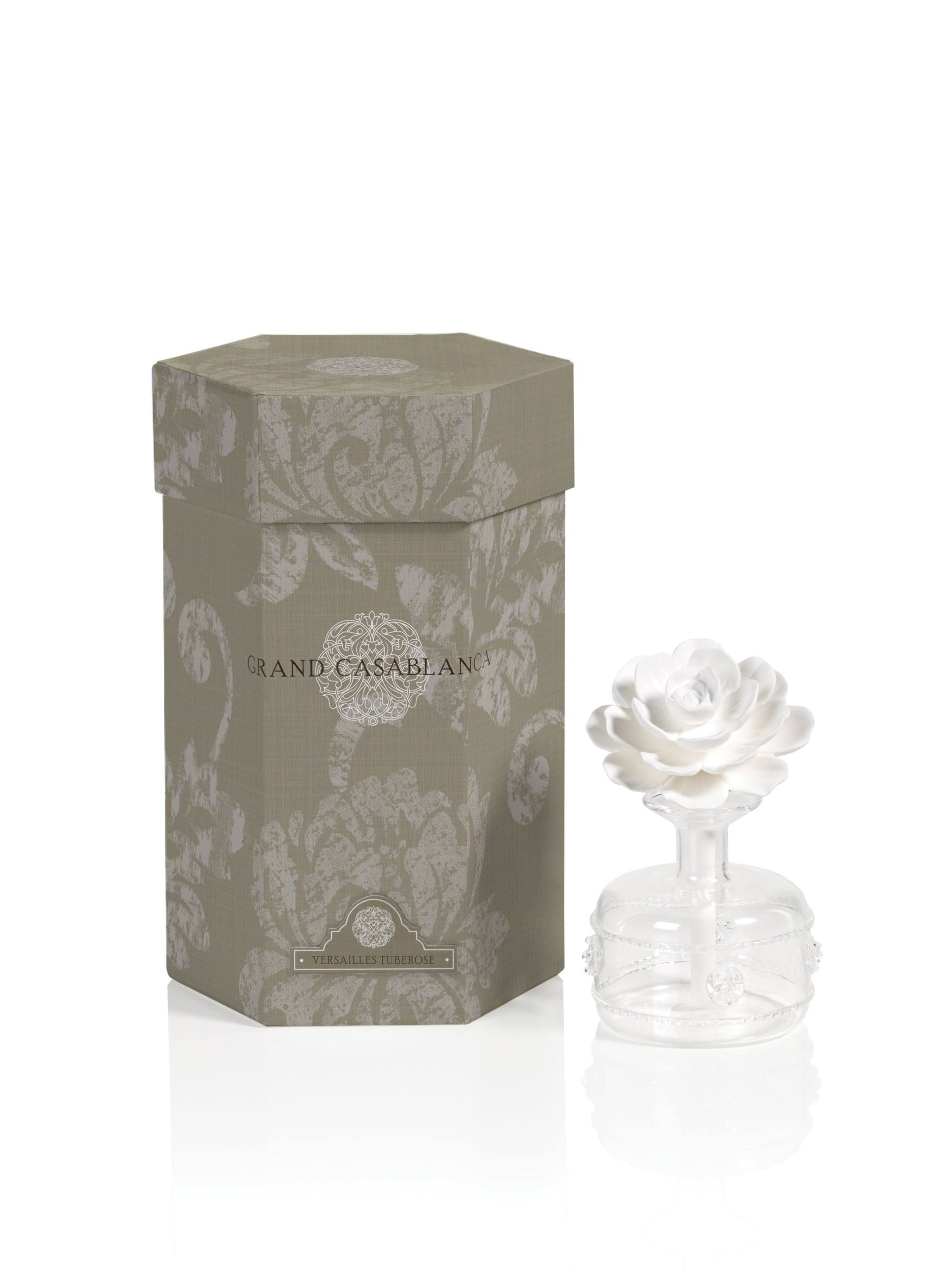 Mini Regal Casablanca Porcelain Diffuser, Versailles Tuberose