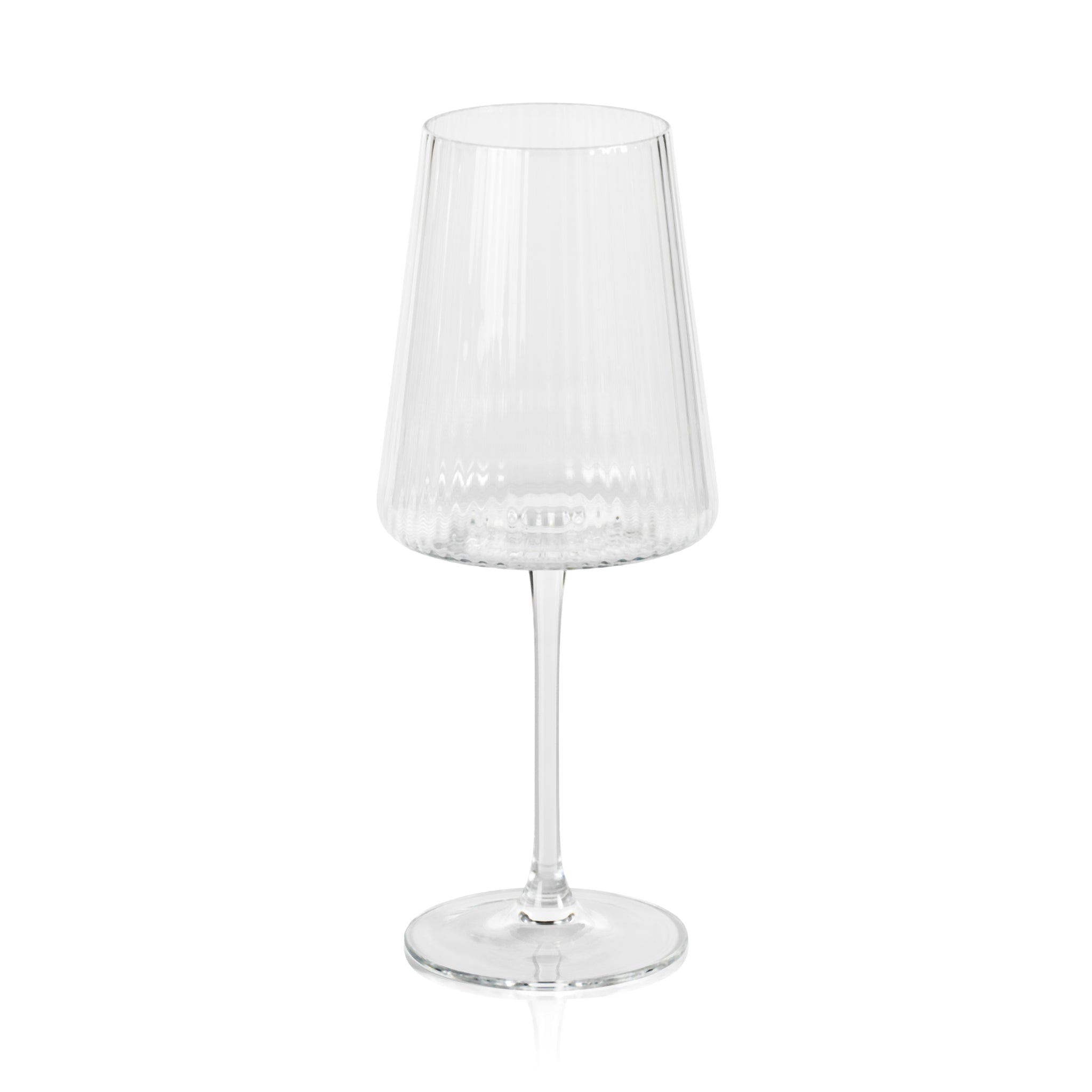 Kairo Fluted Textured Wine Glasses, Set of 4