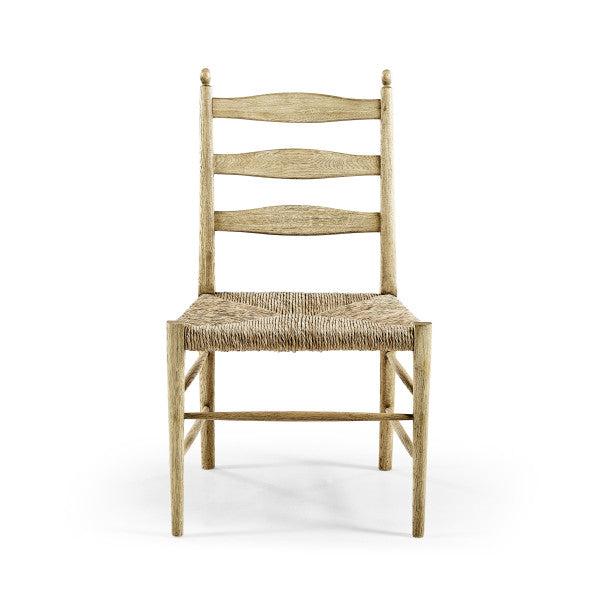 Timeless Doppler Ladderback Side Chair in Stripped Oak