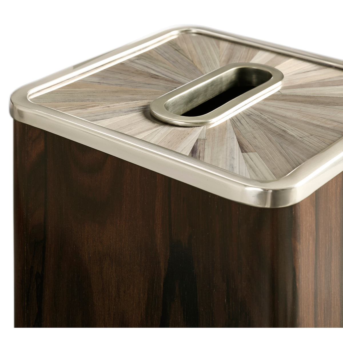 Terra Straw Marquetry Tissue Box, Square