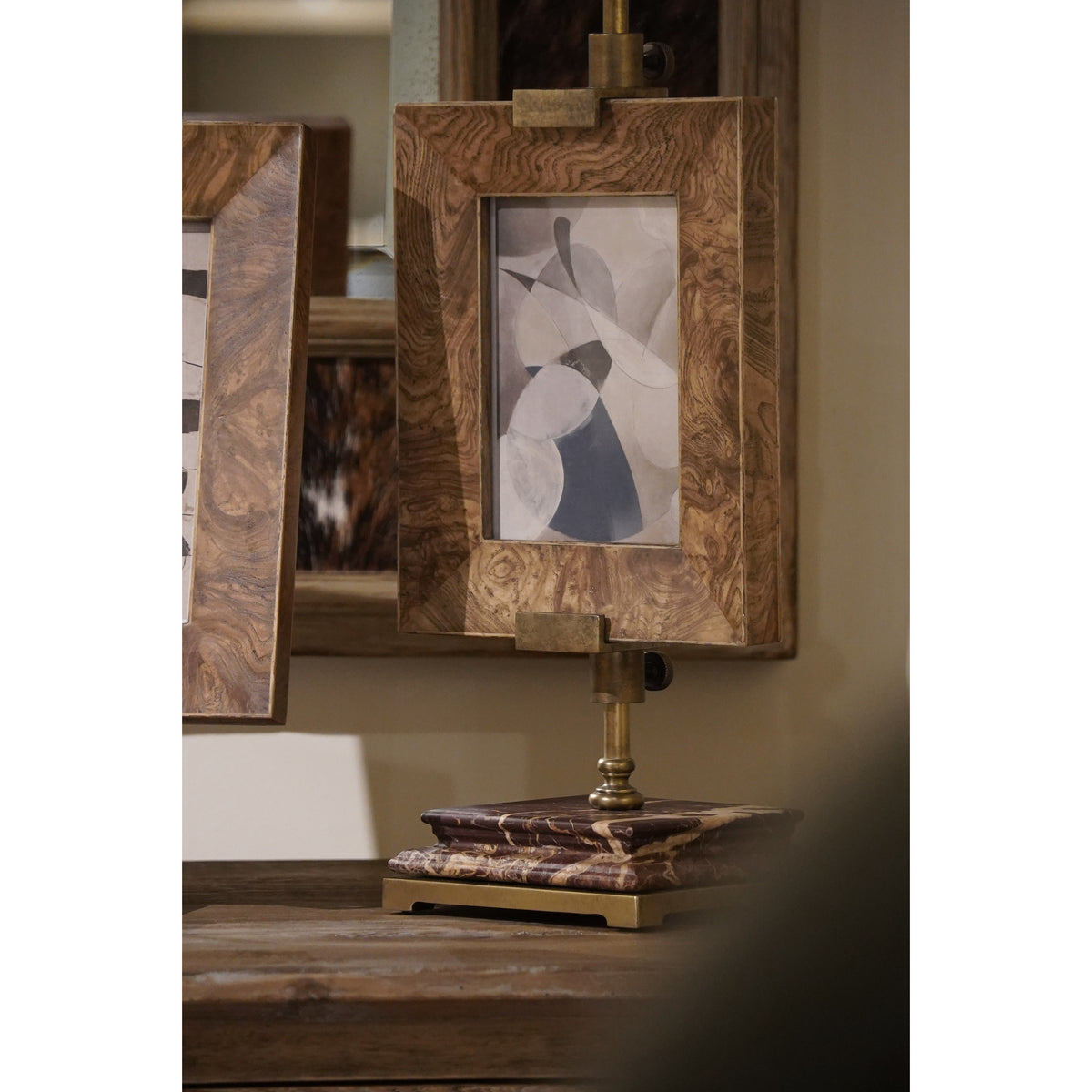 Winsland Burl Picture Frame, 5" x 7"