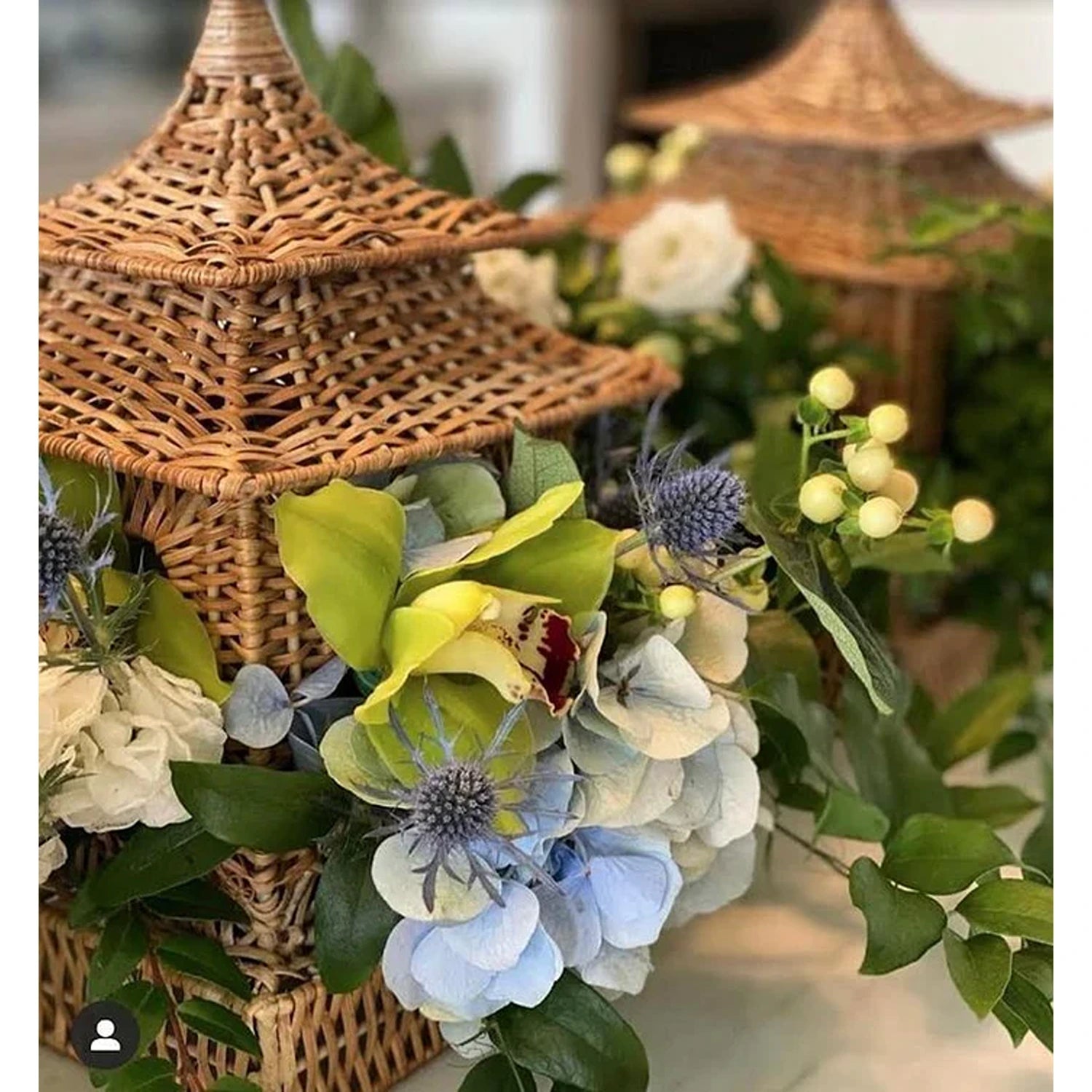 Square Wicker Pagoda (4 Sizes)