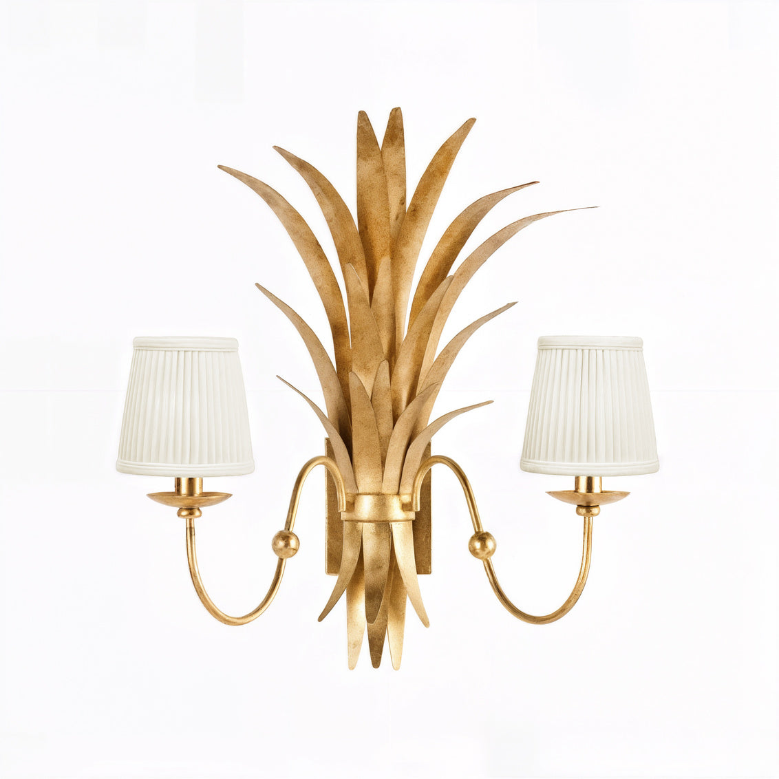 Wheat Sconce - w/ Shades