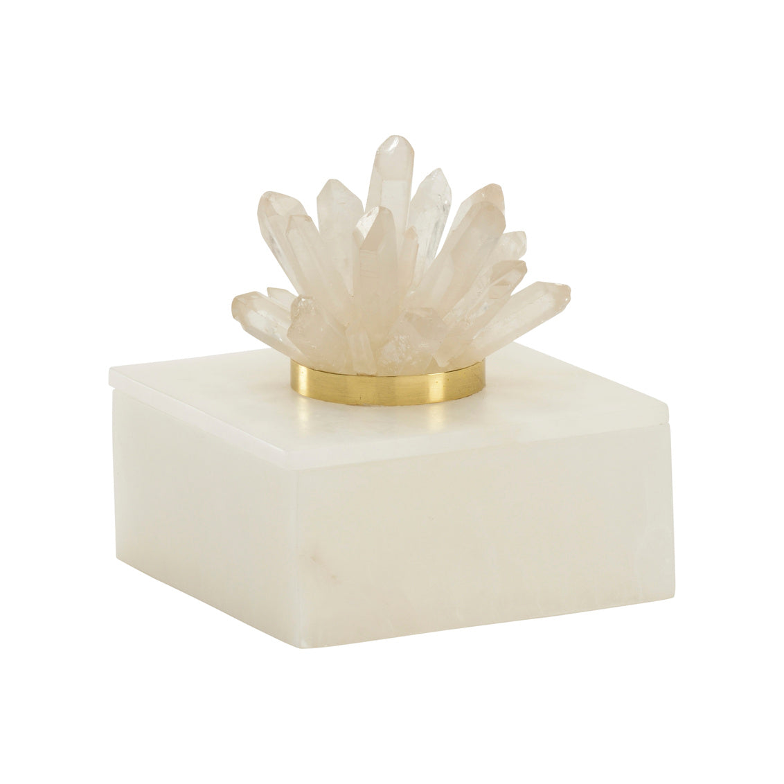 Alabaster And Crystal Box