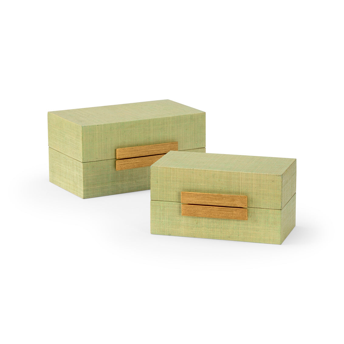 Raffia Boxes - Seafoam (S2)