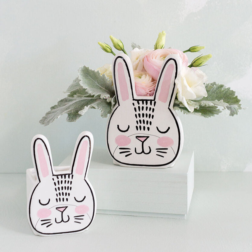 Bashful Bunny Pot - Set of 6