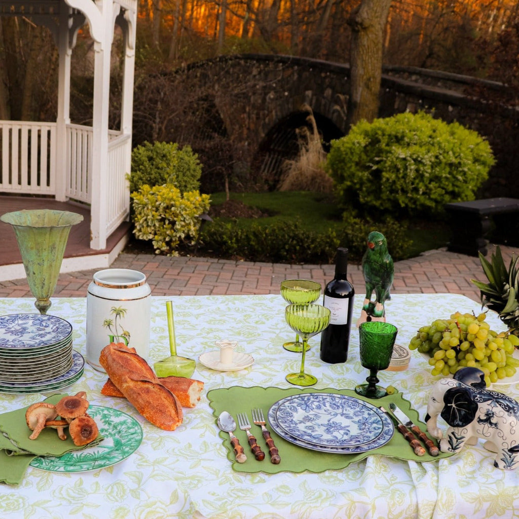 Bombay Blue Dinner Plate - Set of 4 (+1 Bonus Plate)