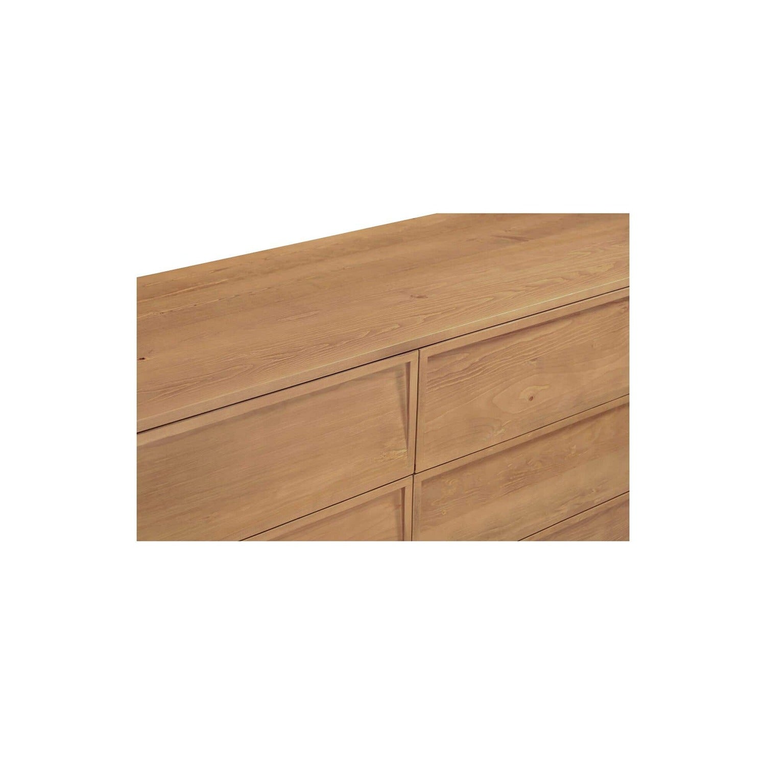 Harvy 6 Drawer Dresser Natural